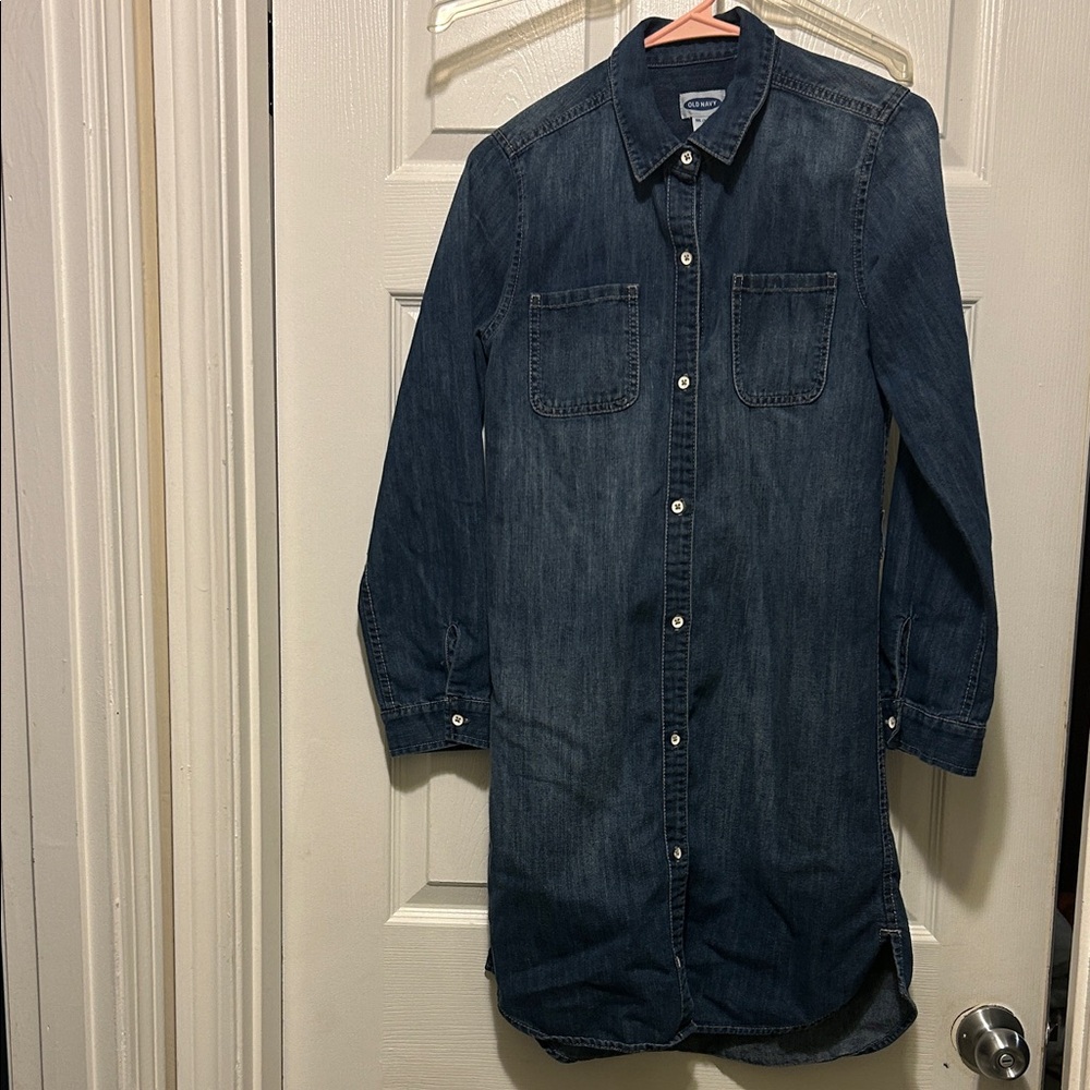 Old Navy Kids Denim Shirt Dress